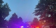 One person hospitalized after falling in Lexington pond