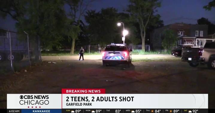 2 teens, 2 adults wounded in West Garfield Park mass shooting, police say
