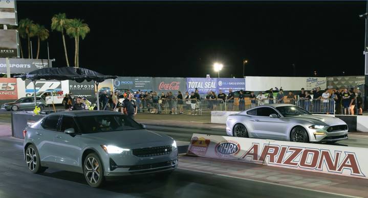 Saturday night drag racing in Chandler