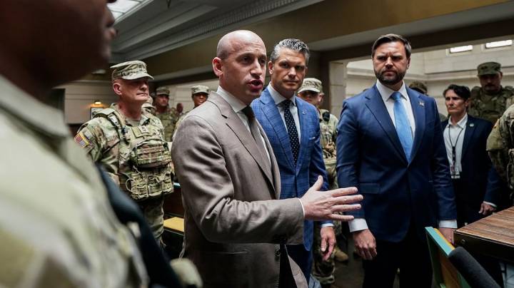 Trump’s DC crime crackdown has Stephen Miller at its core