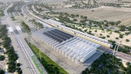Cortes en la M-408 desde este lunes para colocar la nueva pasarela de la estación de Parla Norte