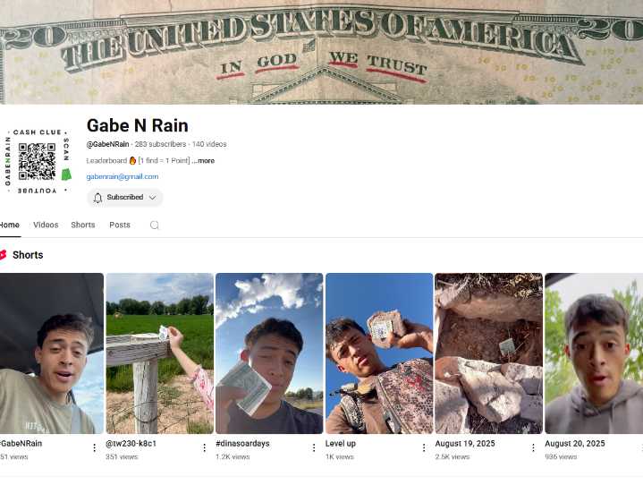 Local Couple Using ‘ Gabe N Rain’ Cash Find Channel To Get People Outside  