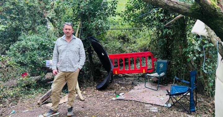 Campaigner urges action on 'homeless camp' growing in city