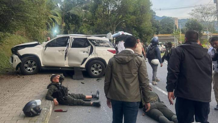Accidente en caravana del precandidato presidencial Daniel Palacios dejó nueve heridos