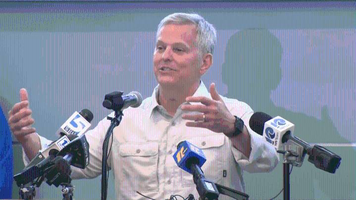 Gov. Stein says state ‘dodged a bullet’ with Hurricane Erin while touring cleanup