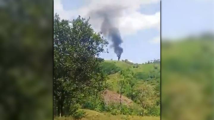 ¡Atención! Revelan video del momento exacto en el que derriban el helicóptero de la Policía en Amalfi