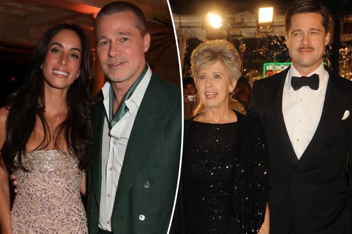 Brad Pitt's girlfriend 'supporting' him as he grieves mom's death