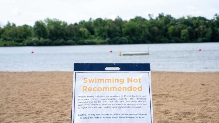 Iowa beach monitoring: 18 not recommended for swimming due to E. coli