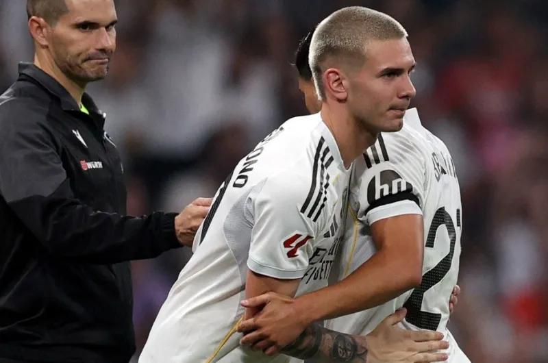 Franco Mastantuono, estreno soñado en el Bernabéu
