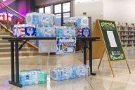Fort Smith Public Library holds bottled-water drive for clients of Next Step Homeless Services