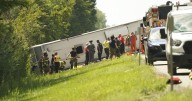 New York tour bus crash on interstate highway leaves multiple people dead and others injured
