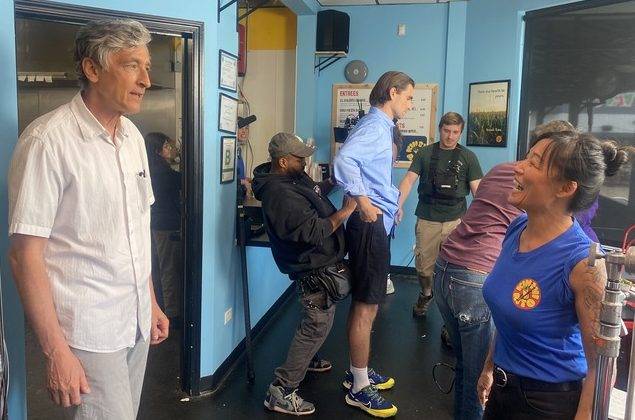 Downtown restaurant being used for Naperville native's first movie