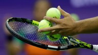 A US Open player confronts his opponent for grunting during the match
