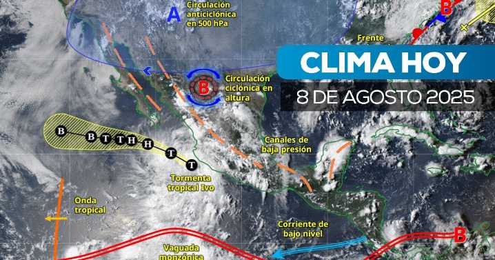 Clima severo por tormenta tropical "Ivo": Lluvias y vientos fuertes en México
