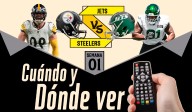 Pittsburgh Steelers vs New York Jets ¿Dónde ver y a qué hora es el juego de la semana 1 de la NFL?