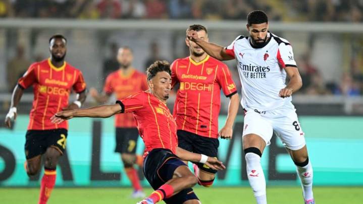 Milan get off the mark with 2-0 win over Lecce