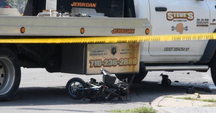 E-bike driver killed in collision with tow truck in Niagara Falls