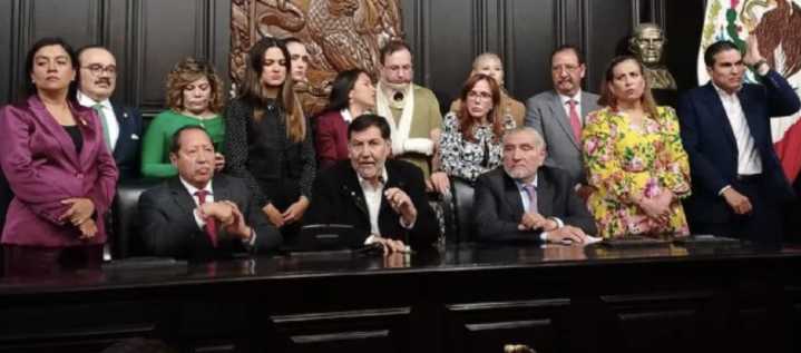 Noroña denunciará a Alito Moreno por agresión y pedirá su desafuero (Videos)