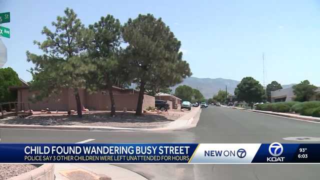 Toddler found wandering along busy street, father arrested