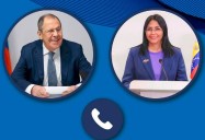 Delcy Rodríguez sostuvo una llamada con Sergey Lavrov para buscar apoyo de Rusia contra EEUU