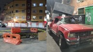 Socavón en la Obrera provoca volcadura de camión