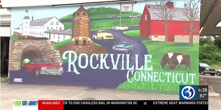 25-year-old artist paints mural celebrating Vernon