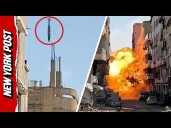 Watch the moment an Israeli strike flattens Gaza home