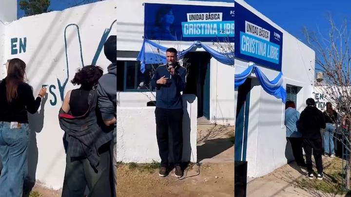 El mensaje de CFK a militantes al inaugurar una unidad básica en Bahía Blanca