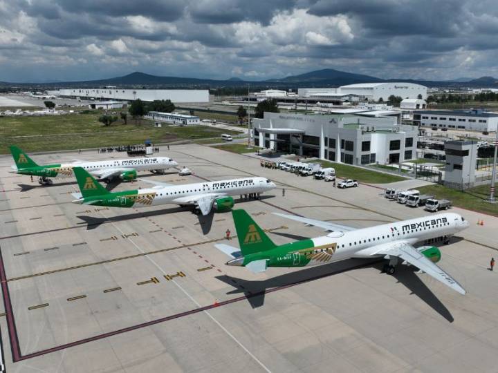 Mexicana de Aviación estrena avión Embraer E‑195 con destino a Tulum