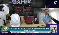 Desde drones hasta un órgano humano: Los insólitos objetos que se olvidan en el Metropolitano
