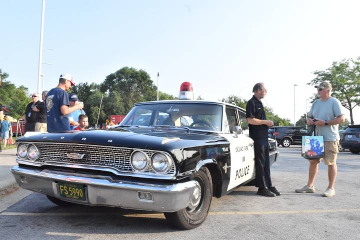 Cop cars and a copter highlight National Night Out in Orland Park
