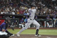 Kyle Karros, son of 1992 NL Rookie of the Year Eric Karros, hits RBI single in first MLB at