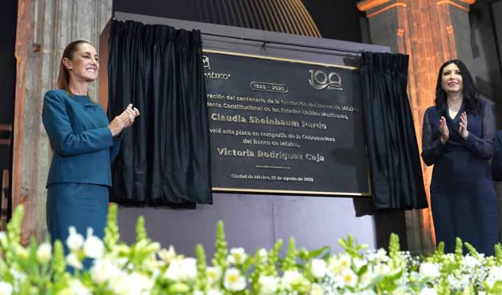 Presidenta Claudia Sheinbaum Celebra 100 Aniversario de la Fundación del Banco de México