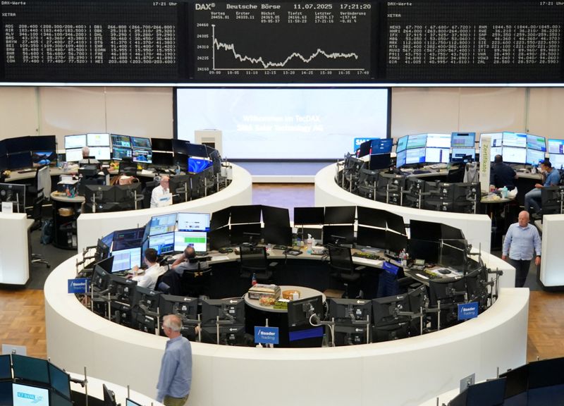 European shares open higher, oil falls on Ukraine peace efforts