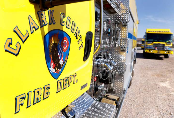 Structure fire in southeast Las Vegas