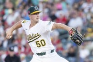 Athletics hit three home runs in 10