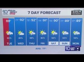 10 Weather: Tuesday midday forecast; Aug. 26, 2025