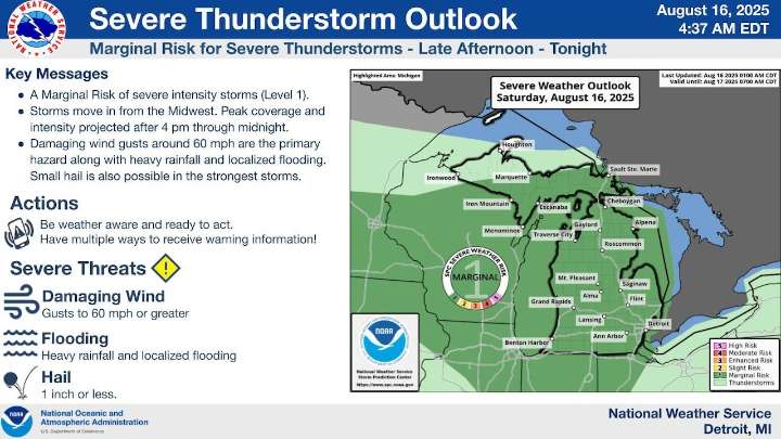 Storm forecast with winds to 60 mph has Michigan utilities prepping for power outages