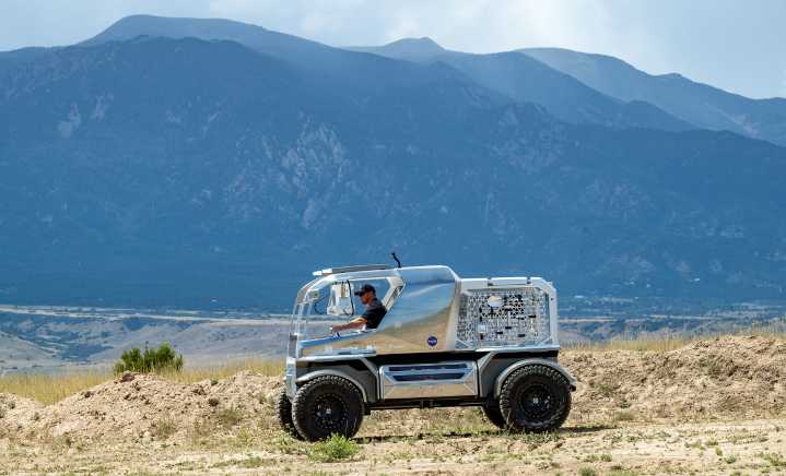 Why there's a moon rover driving around in Colorado