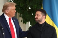 El encuentro entre Zelenski, Trump y líderes europeos en imágenes