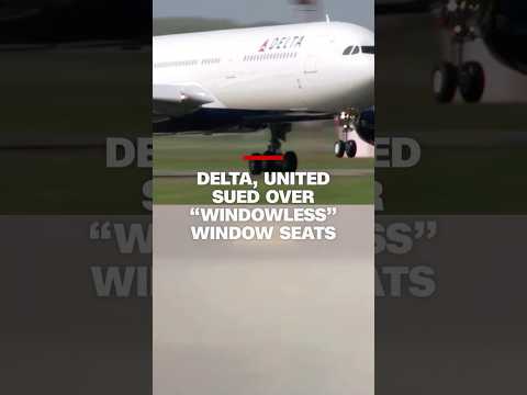 Delta, United sued for selling windowless ‘window seats’