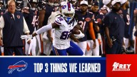 Top 3 things we learned from Bills at Bears