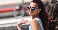 Dua Lipa’s 30th Birthday Dress Was Red-Hot, Sheer, & Sideboob