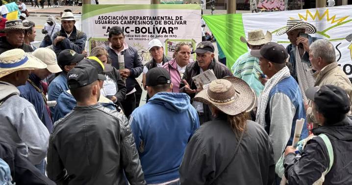 Manifestación campesina en Bogotá afecta la movilidad y genera congestión en varias vías principales