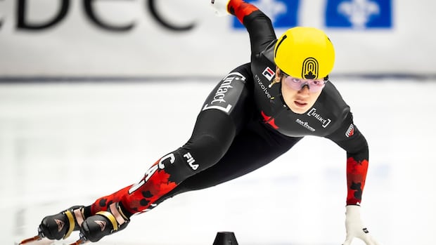 Sarault, Roussel strike gold in 1,000 metres at short track speed skating nationals