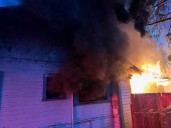 Massive Fire Tears Through Vacant Roseburg Residence Leaving Heavy Damage