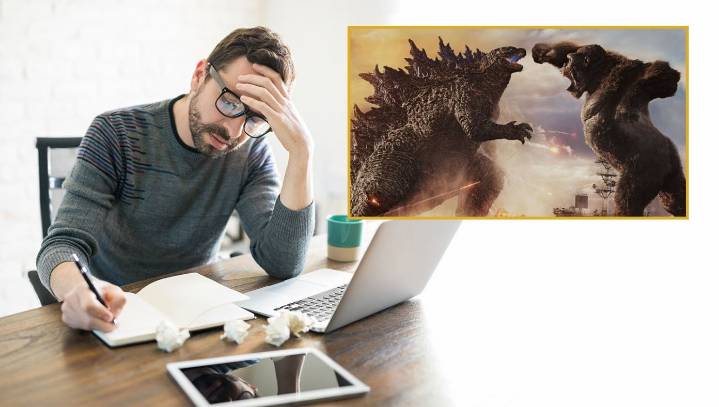 Hollywood Screenwriter Unsure How To Inject Woke Politics Into Movie About A Giant Monkey Punching A Giant Lizard
