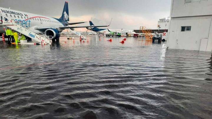 AICM refuerza medidas para mitigar riesgos por temporada de lluvias
