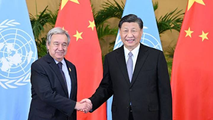 Xi Jinping se reunió con secretario general de ONU previo a cumbre OCS