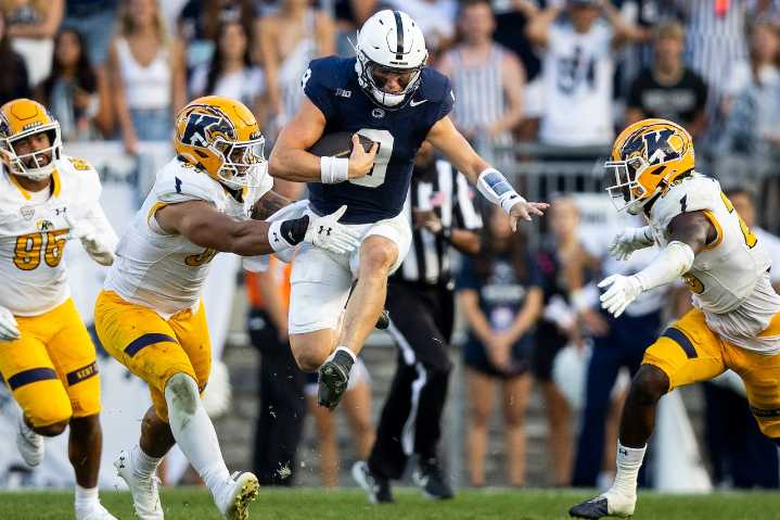 A closer look at former Penn State QB Beau Pribula's huge effort vs. Central Arkansas